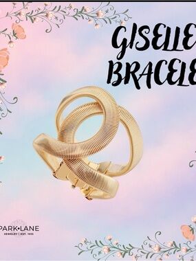 Park Lane Gold Ribbed Coil Bracelet